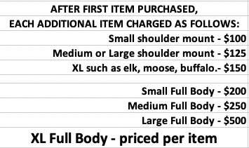 Additional hauling pricing